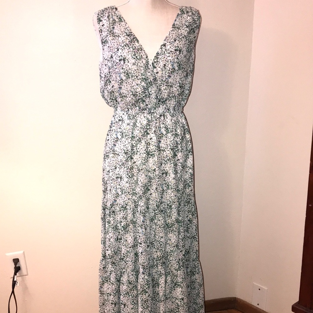 Banana Republic Floral Maxi Dress Small